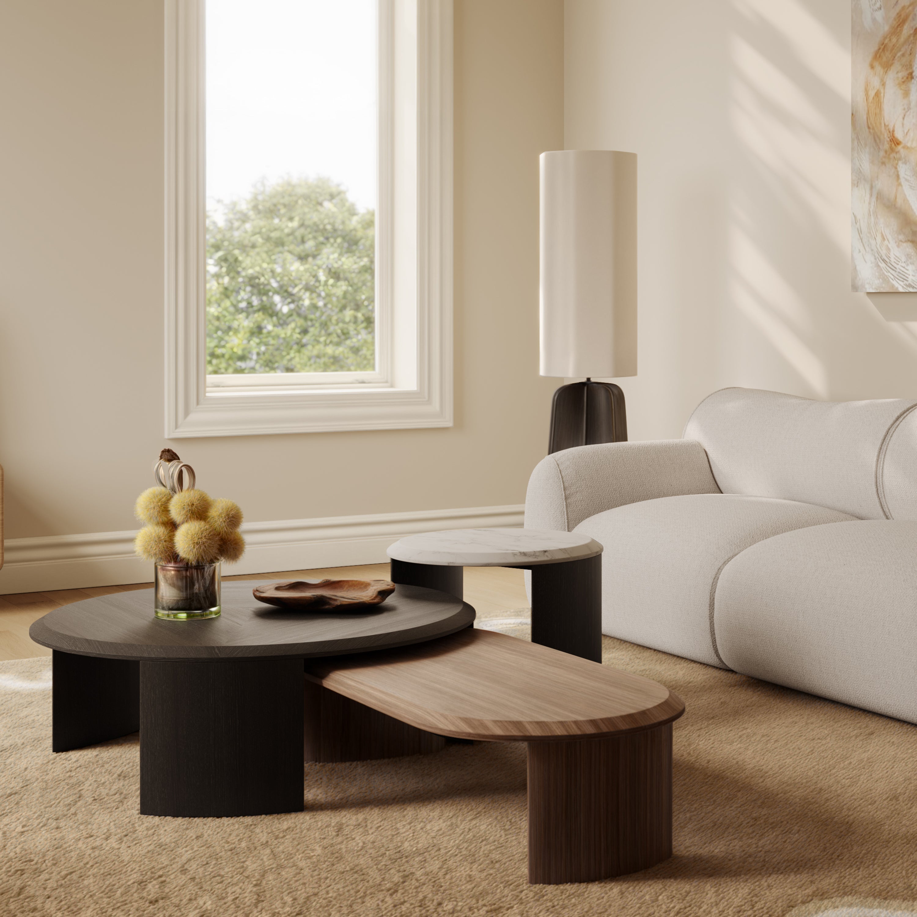 Quadro Coffee Table Full Set