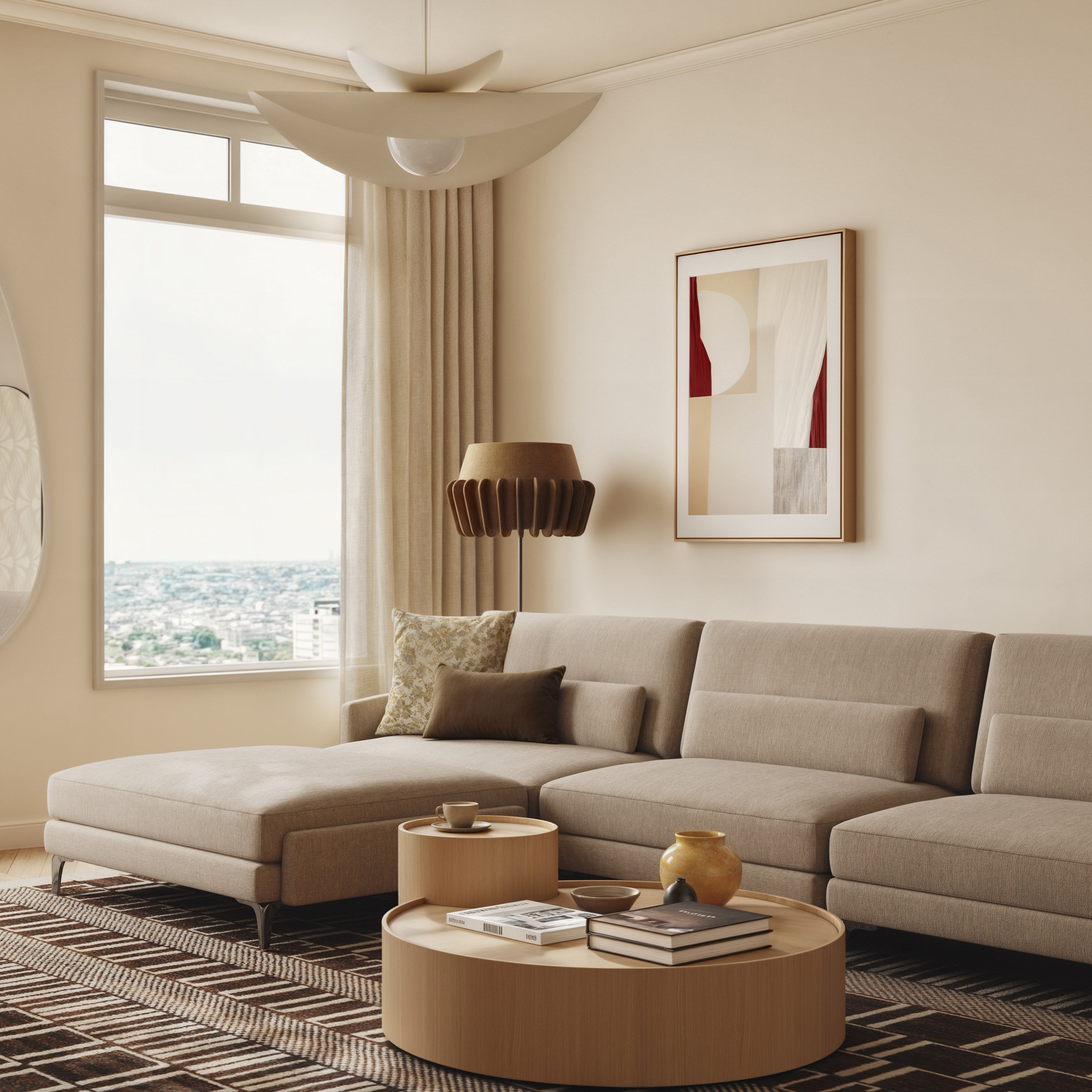 Duetto Four-Piece Corner Sectional Sofa