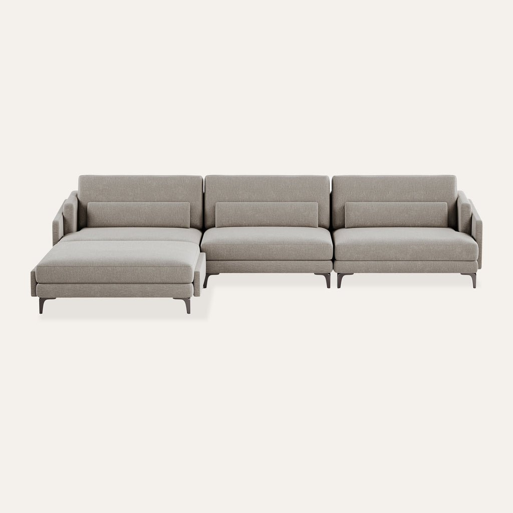 Duetto Four-Piece Corner Sectional Sofa
