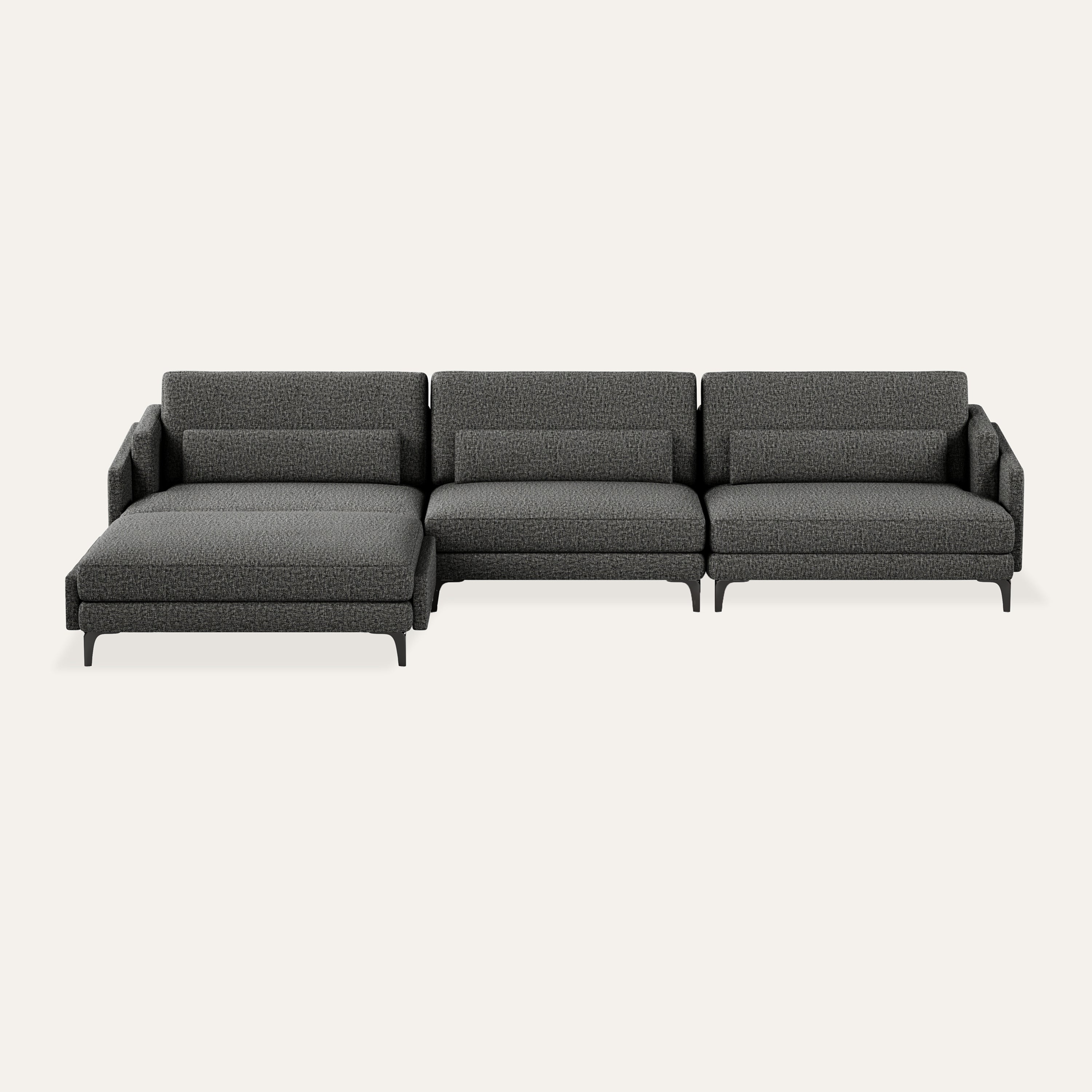 Duetto Four-Piece Corner Sectional Sofa