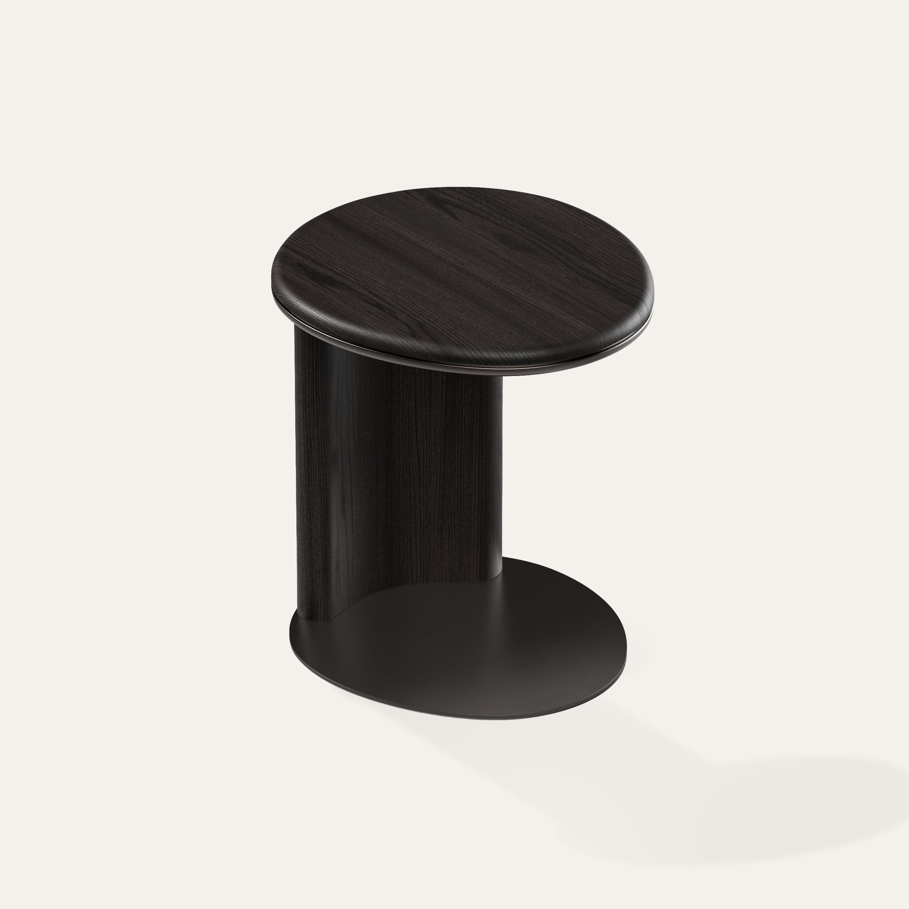 Fetta Black Elm Side Table