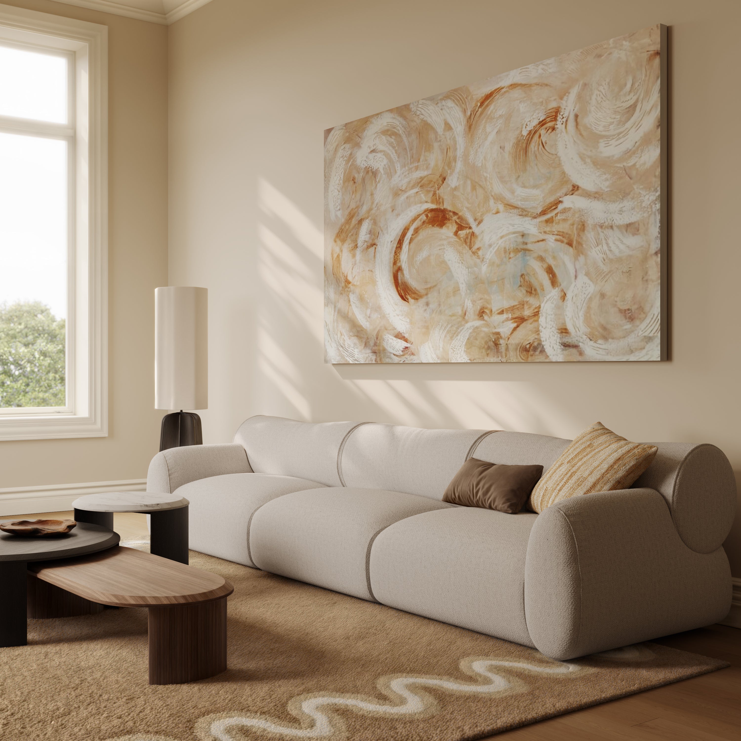 Pebble Three-Piece Sofa